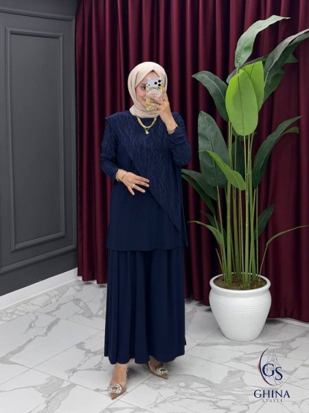 Gayem bol pantolonlu takım 1856